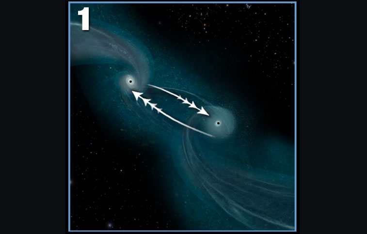 Галактика 3C186 «выпнула» свою сверхмассивную черную дыру