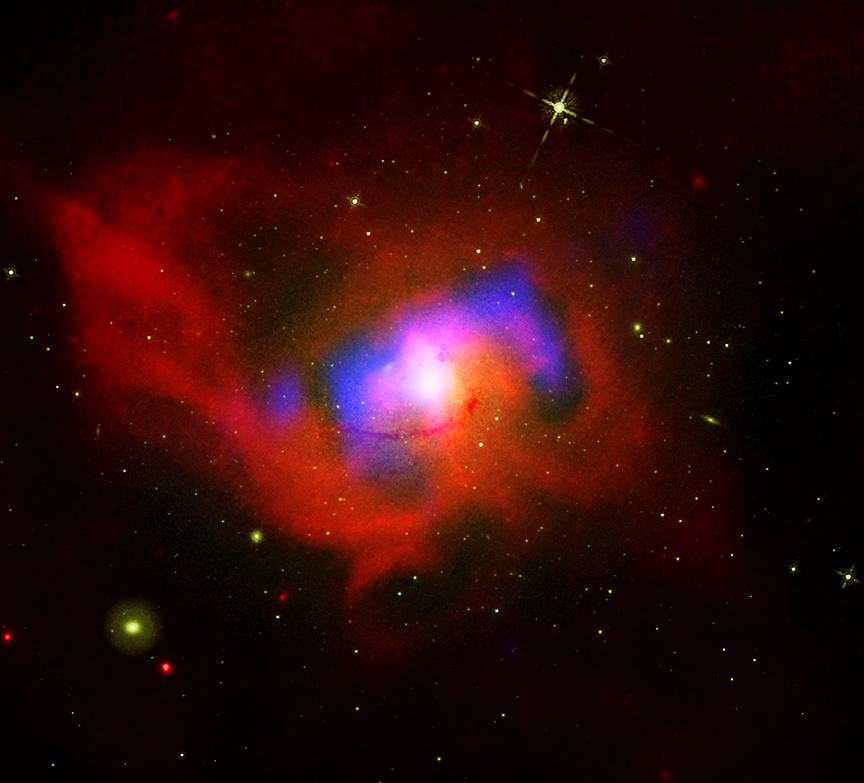 Галактика NGC 4696 в рентгеновских лучах