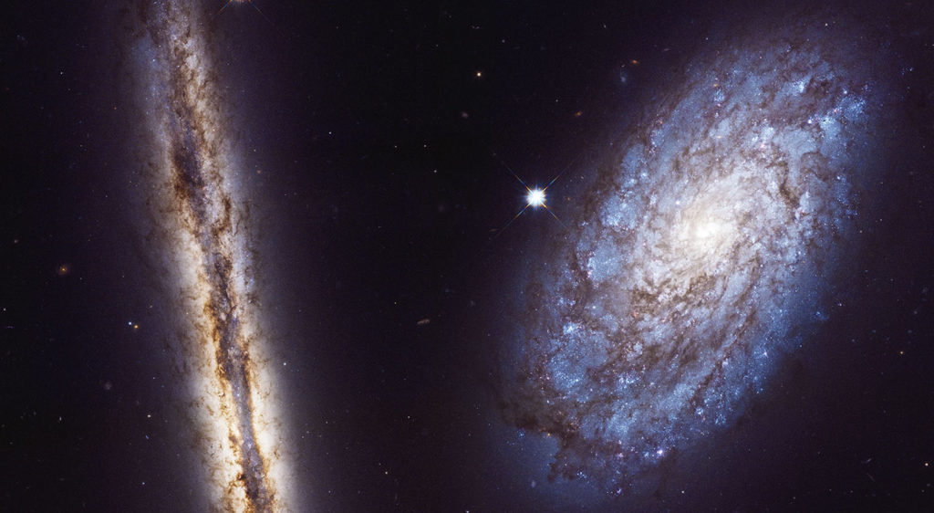 галактики NGC 4302 и NGC 4298